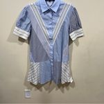 Tanya Taylor  Ladessa Striped Mini-Shirtdress size small women’s dress EUC Photo 9