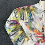 Wrap Up by VP Robe – "Aquarelle" Abstract Water Paint Floral Print Pockets Belt Size undefined Photo 5