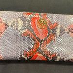 Tory Burch LUXURY MULTI-COLOR PYTHON
PRINT WALLET Photo 2