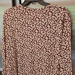 The Great ππ The Long Sleeve Sleep Tee ~ Maroon Shadow Floral Size 3 Large NWT Photo 8