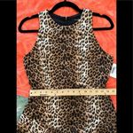 19 Cooper XS Sleeveless Tiered-Skirt Leopard Print Dress Photo 6
