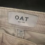 Oat cream corduroy pants Tan Size 24 Photo 4