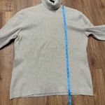 Orvis  Women Tan Ribbed Turtleneck Sweater Size XL Extra Large Neutral Warm Beige Photo 7
