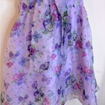 SheIn Cami Dress Floral Print Bow Tie Front No Stretch Mini Dress Sz M Like New! Photo 2