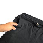 Alo Yoga  Black High-waisted Drawstring Waist Straight Leg Pants Size: M Photo 2