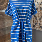 Tommy Bahama Blue and White Striped midi dress Photo 0