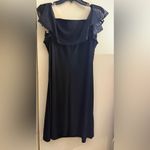 Prelude‎ Elegant Black and White Floral Cocktail Dress Size M Photo 2