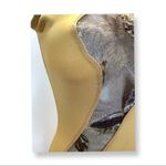 Long maxi dress with lace sexy cut front Gold Photo 2