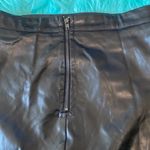 idem Ditto ídem ditto Faux Leather Ruffled Skirt Photo 2