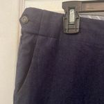 Gap Dark blue hip slung fit flared leg ladies linen blend pants Photo 2