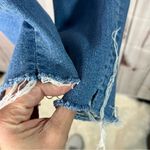 MOTHER High Waisted Looker Thrilling Shots Ankle Fray Jeans Blue Size 27 Photo 3