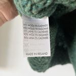 Aran Sweater Market Wool Cashmere Aran Trellis Sweater Green Size XL Photo 6