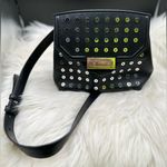 Alexander Wang
Marion Leather Crossbody Bag Eyelets Black Genesis Flap Grommets Photo 1