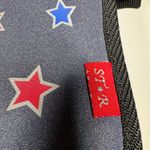 STAR Red Blue Star Print Crossbody Wallet Purse Vinyl Travel Organizer Photo 2