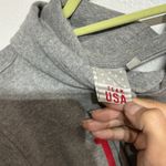 Team USA Gray Fleece Olympics National Team Pullover Hoodie Sz L Size L Photo 4