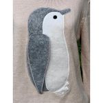 Super Cute Chelsea & Theodore Whimsical Penguin Sweater XS EUC Gray Photo 2