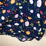 Finn & Grace  Floral Oversized Blouse Navy Blue S Photo 3