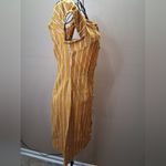 Derek Heart  Mustard Striped Off-Shoulder Mini Dress Photo 9