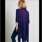 Free People  Wonder Woman Long Sleeve Thermal Mock Neck Asymmetrical Tunic Top Photo 1