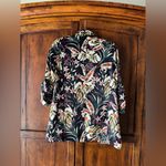 ZARA  | Tropical Floral Open Front Blazer | S Photo 7