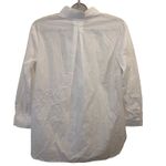 ZARA ‎ loose fit peplum colored long sleeved white women's top Size 11-12 Photo 2