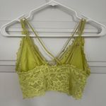 Aerie Neon Lime Green Lace Bralette Photo 2