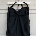 NWT Swimsuits For All Womens Tank Tankini Top Black Halter Twisted Plus 20 Size 20W Photo 0