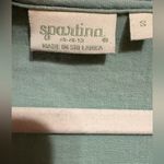 Spartina 449 Cotton Seafoam Green Embroidered Midi Dress Floral Cottage Sz S Photo 3