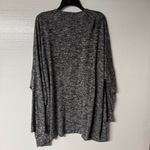 Lane Bryant  Cardigan Women Plus Size 22 Black White Blend Open Front Pocket Long Photo 4