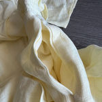 Scotch & Soda  Dress Large Midi Paneled With Gathering Details Yellow Preppy Photo 11