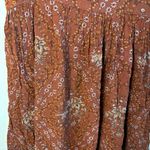 Altar'd State Altar’d State Burnt Orange Boho Floral Mini Dress Photo 5