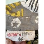 Bombay Paisley button front XS Midi cottage core dress short sleeve modest￼ Photo 4