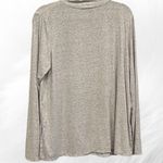 Roots Canada Light Grey Cowl Neck Long Sleeve Top Size Large Photo 1