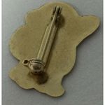 Vintage Santa Claus Christmas Lapel Pin Holiday Brooch 1" Photo 1