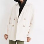 Madewell  Undyed Padded Blazer Jacket in Natural Photo 1