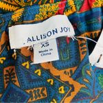 Allison Joy NWT Women’s Teal Tribal Abstract Printed Tank Top Photo 4