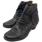 Cobb Hill “Laurel” Gray Leather Zip Ankle Boots Women’s Size 7 Fall Winter Photo 5