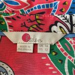 Boden Women’s Size 12 Cream Pink Paisley Silk Lilian Pullover Top Blouse Photo 7