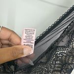 Victoria's Secret  Black Lace Body Suit Size Medium Photo 4