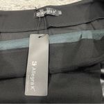 Allegra K NWT Black High Waist Faux Leather Asymmetrical Hem Mini Skirt Photo 8