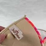 Luli Fama FLAMINGO BEACH Molded Push Up Bandeau Halter Swim Bikini Top Medium Photo 4