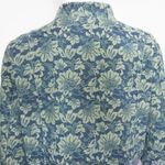 Marsh Landing 100% cotton floral print green blazer, size L Photo 7