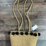 Lucky Brand NWT Straw Pompom Purse Photo 0
