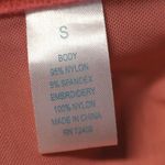 Sheer Lace Corset Bustier Coquette Strapless Boning Garters Embroidered Size S Pink Photo 4