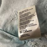 Anthropologie X-Small Top Tie-Dye Floral Embroidered Keyhole V-Neck Eyelet Lace Photo 11