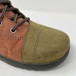 Klogs Leather Nubuck Lace Up Myra Sneakers Womens Size 7 Red Green Photo 5