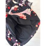 Ann Taylor  Blooms Ruffle Floral Shirtdress Long Sleeve Mini Career Womens Size S Photo 7