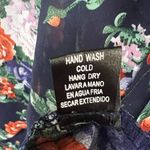 Poetry Mini Dress Womens S Navy Blue Floral Asymmetrical Layered Cover Up Boho Photo 12