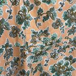 Ann Taylor Floral Ruffle Strap Midi Dress Size 14 Pink Green Spring Photo 5