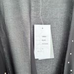 Alberto Makali  Black Gold Studded Embellished Lightweight Cardigan Blouse L NWT Photo 8